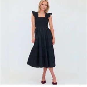 Hill House Nap Dress Ellie poplin black Medium